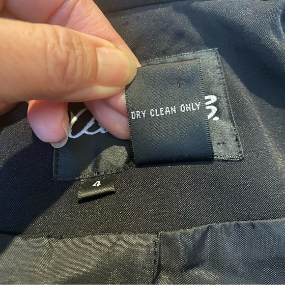 Vintage ARDEN B. Women Black Y2K Lightweight Coat Size 4-Made in Hong Kong - Picture 6 of 6